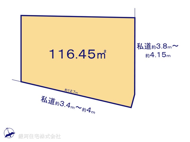 G00399240 東京都目黒区三田１丁目 土地 3億1000万円【区画図】