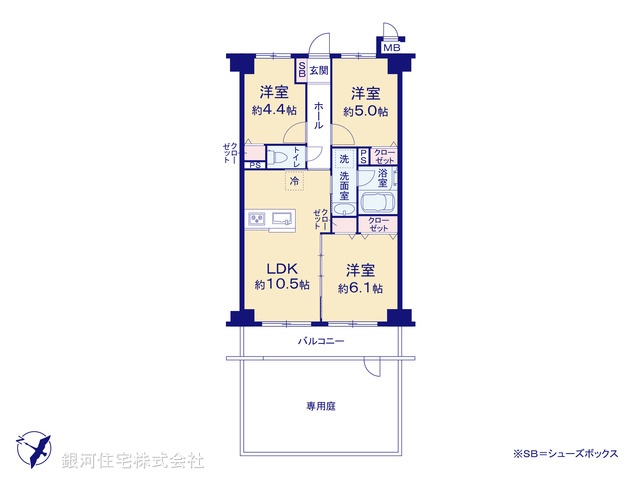 G00399253 埼玉県さいたま市桜区西堀２丁目 中古マンション 3398万円【間取図】