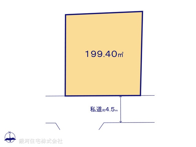 G00399336 神奈川県秦野市千村３丁目 土地 980万円【区画図】