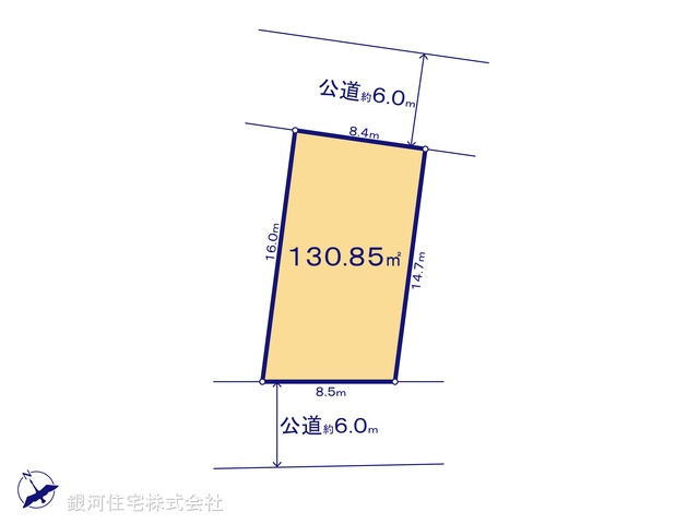 G00399516 神奈川県相模原市緑区大島 土地 1380万円【区画図】