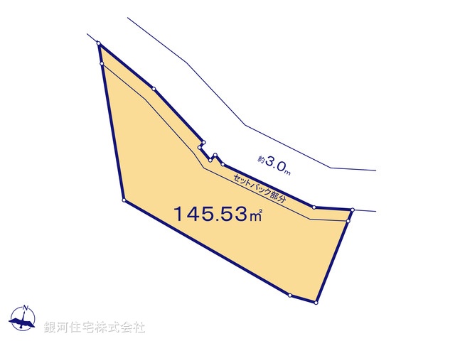 G00399564 神奈川県横浜市南区大岡３丁目 土地 5998万円【区画図】