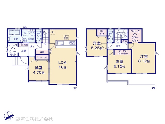 G00399670 埼玉県春日部市栄町１丁目 新築一戸建て 3899万円【間取図】